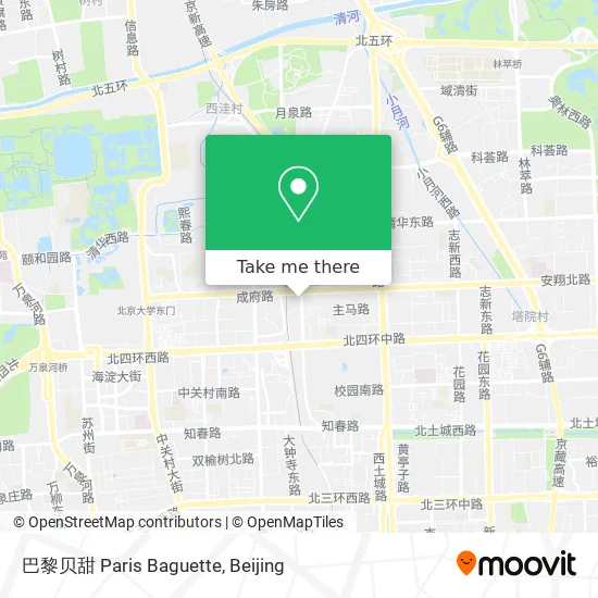 巴黎贝甜 Paris Baguette map
