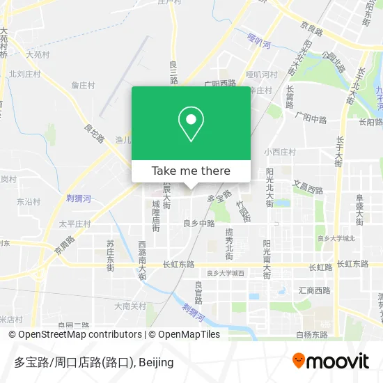 多宝路/周口店路(路口) map