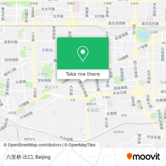 六里桥-出口 map