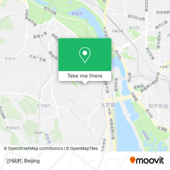沙锅村 map