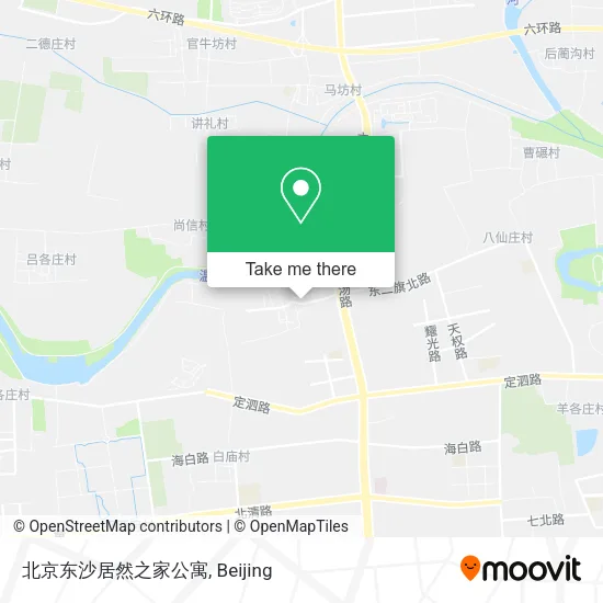 北京东沙居然之家公寓 map