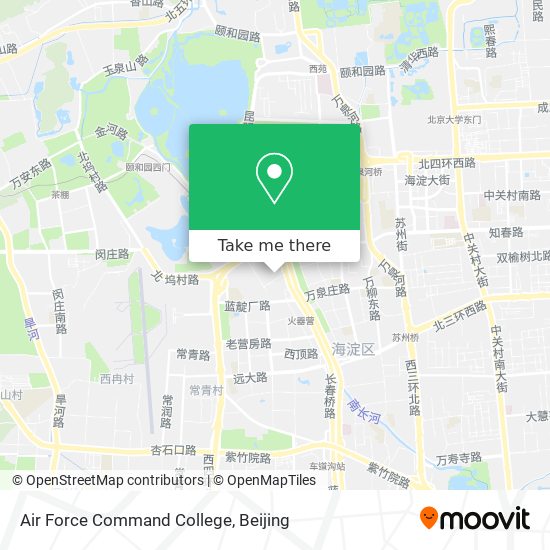 Air Force Command College map