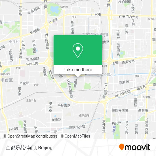 金都乐苑-南门 map