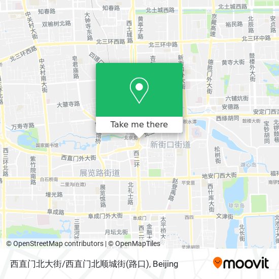 西直门北大街/西直门北顺城街(路口) map