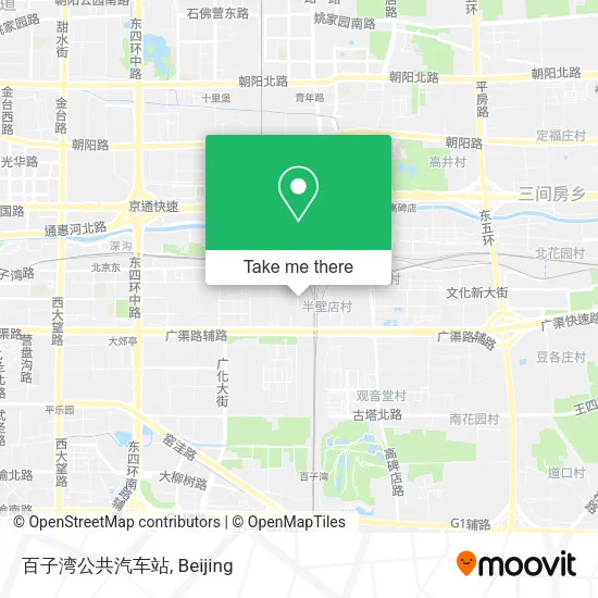 百子湾公共汽车站 map