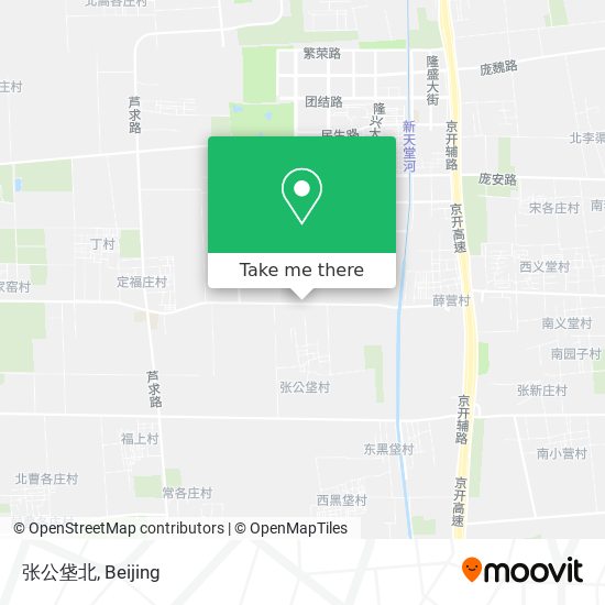 张公垡北 map