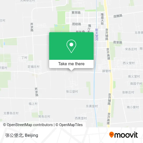 张公垡北 map