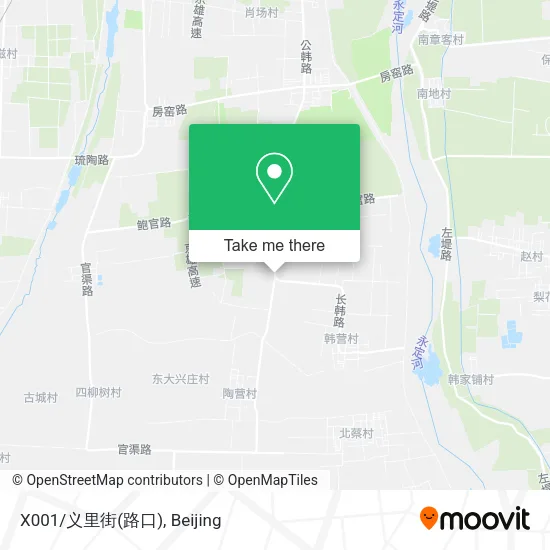 X001/义里街(路口) map