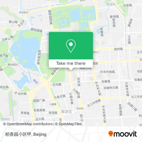 稻香园小区甲 map