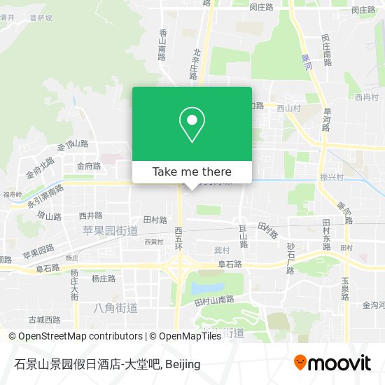 石景山景园假日酒店-大堂吧 map