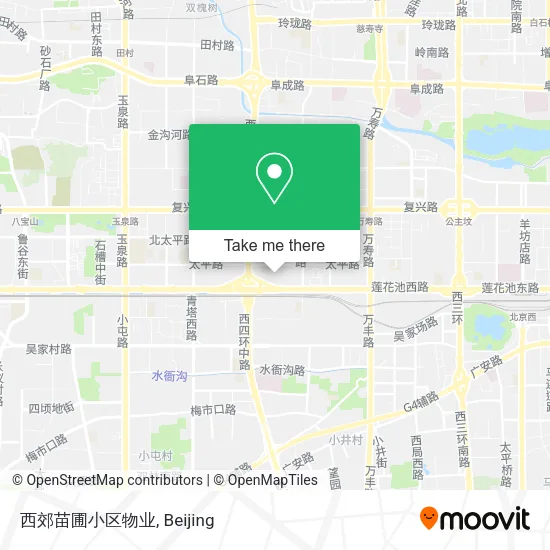 西郊苗圃小区物业 map