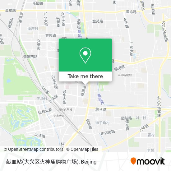 献血站(大兴区火神庙购物广场) map