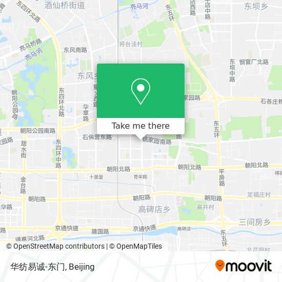 华纺易诚-东门 map