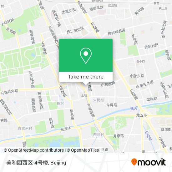 美和园西区-4号楼 map