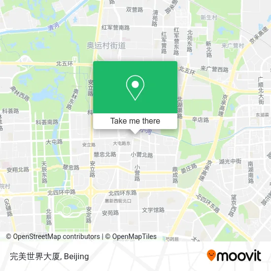 完美世界大厦 map