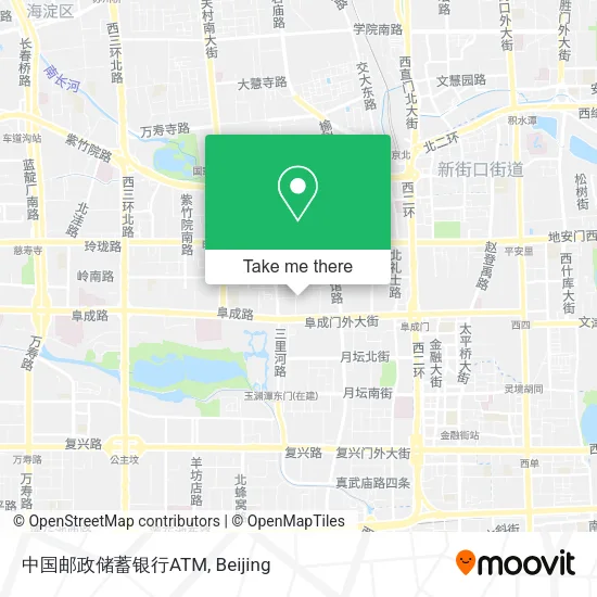 中国邮政储蓄银行ATM map