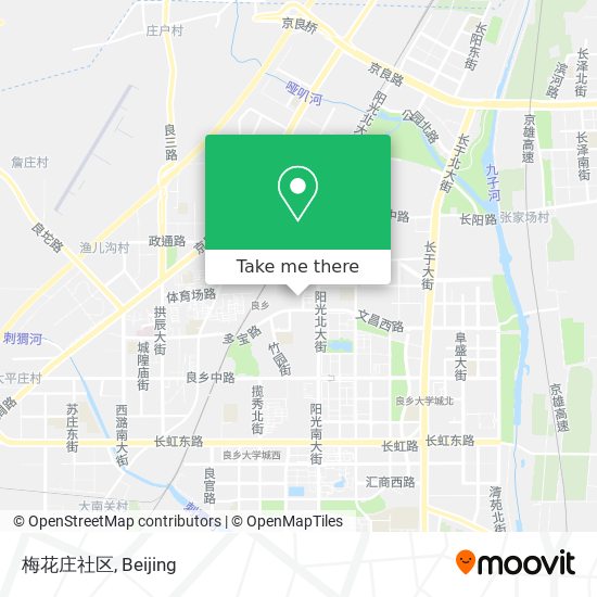 梅花庄社区 map