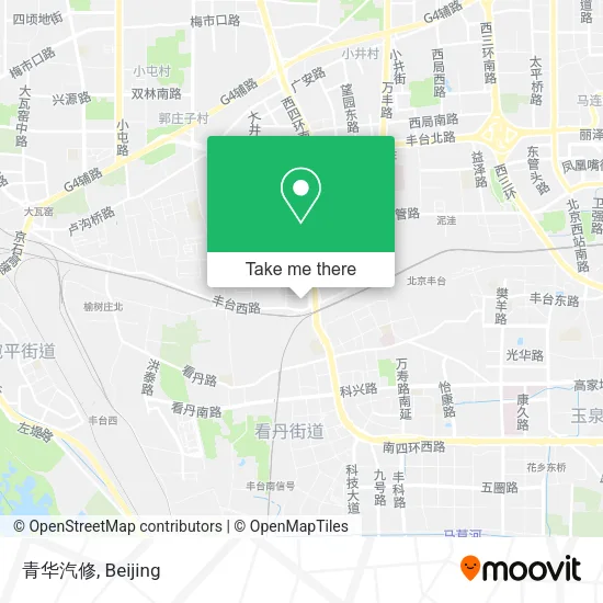 青华汽修 map
