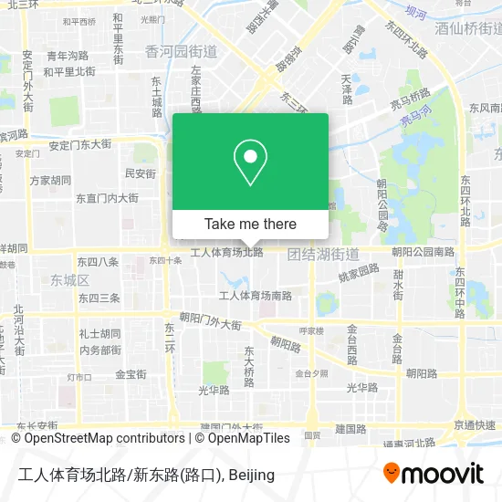 工人体育场北路/新东路(路口) map