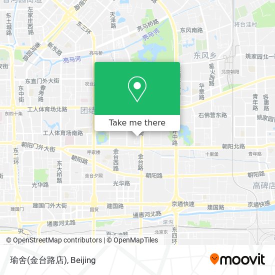 瑜舍(金台路店) map