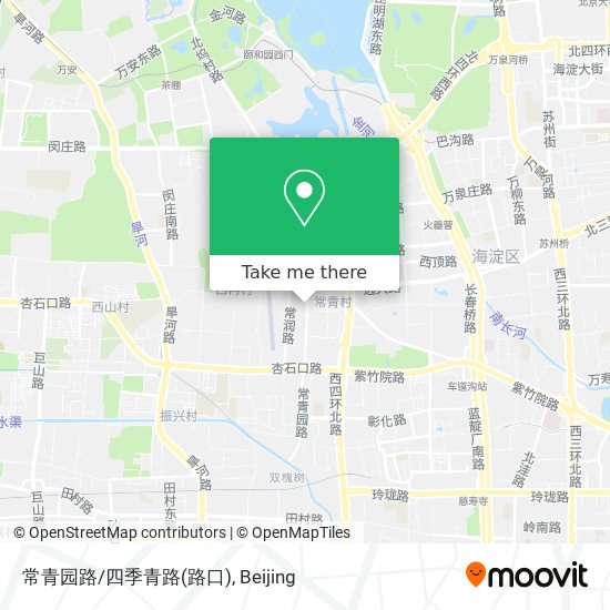 常青园路/四季青路(路口) map
