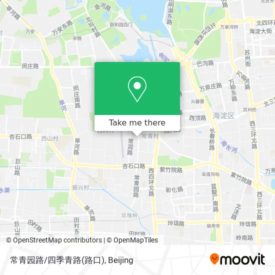 常青园路/四季青路(路口) map