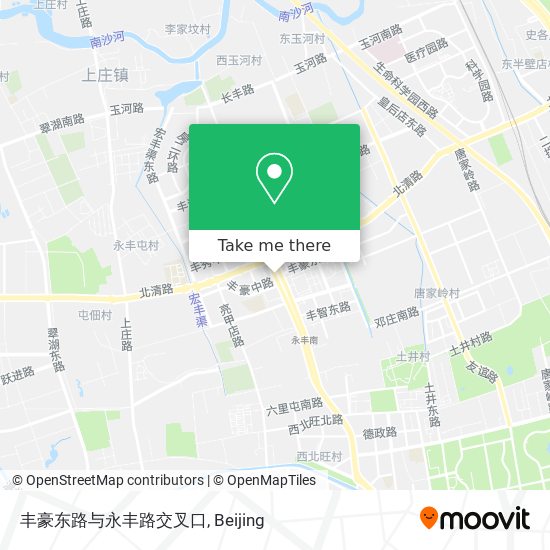 丰豪东路与永丰路交叉口 map