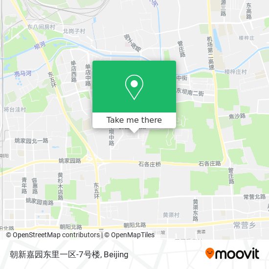 朝新嘉园东里一区-7号楼 map