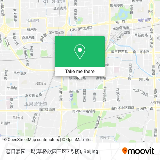 恋日嘉园一期(草桥欣园三区7号楼) map