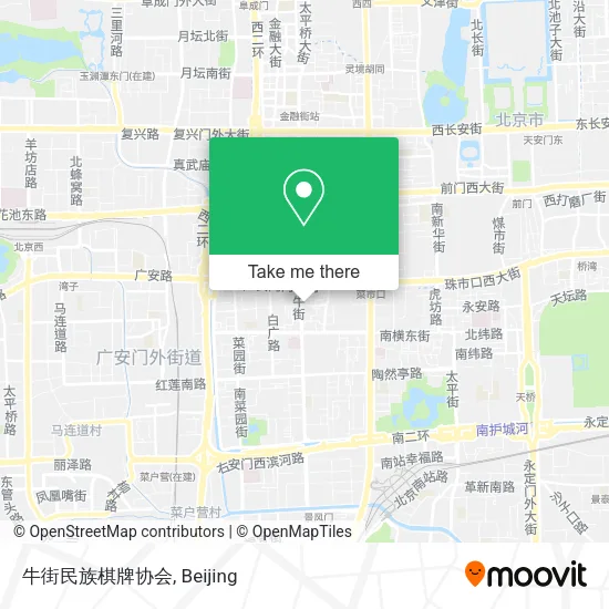 牛街民族棋牌协会 map
