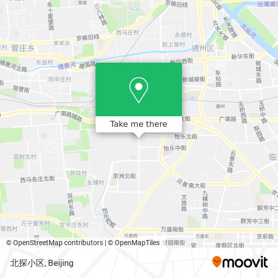 北探小区 map