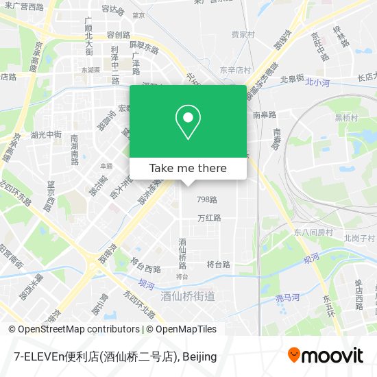 7-ELEVEn便利店(酒仙桥二号店) map