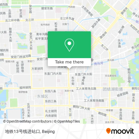 地铁13号线进站口 map