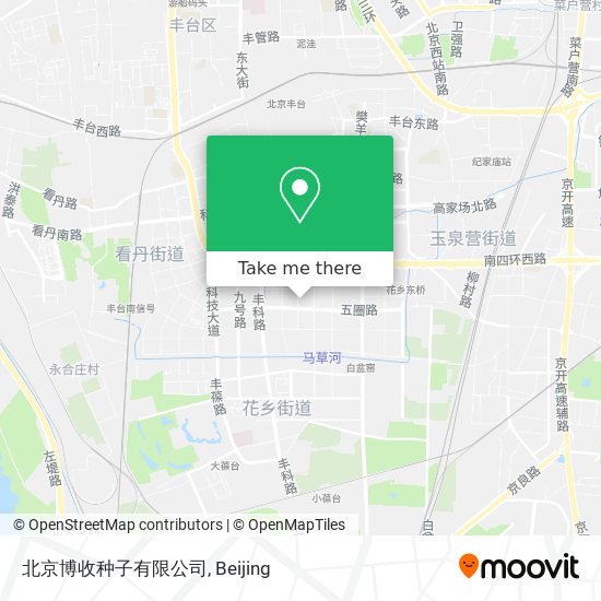 北京博收种子有限公司 map
