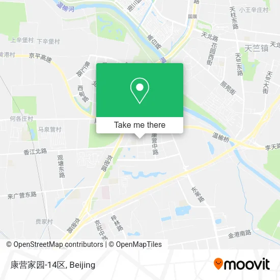 康营家园-14区 map