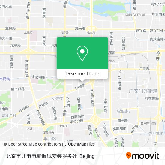 北京市北电电能调试安装服务处 map