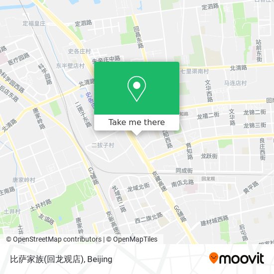 比萨家族(回龙观店) map