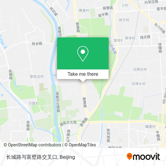 长城路与富壁路交叉口 map