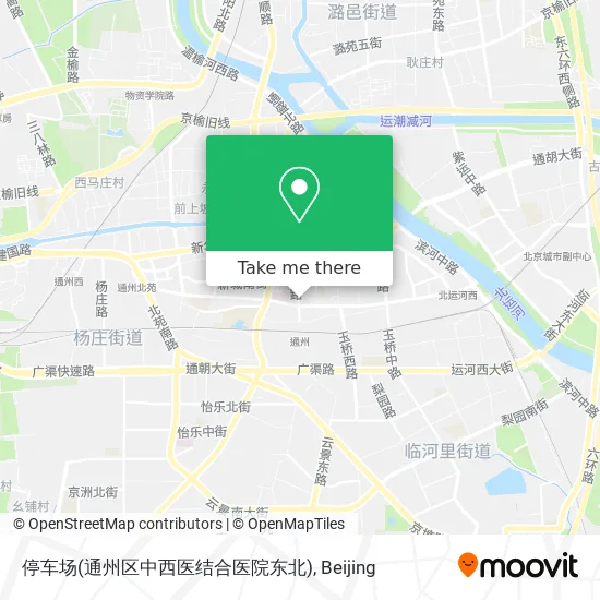停车场(通州区中西医结合医院东北) map