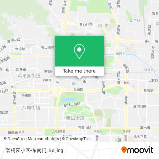 碧桐园小区-东南门 map