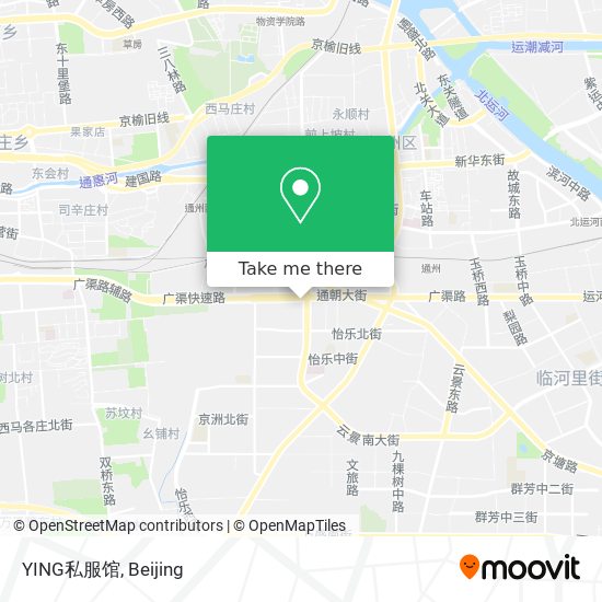 YING私服馆 map