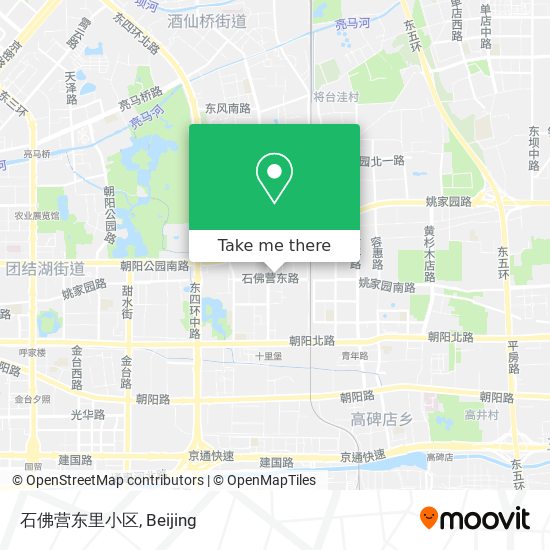 石佛营东里小区 map
