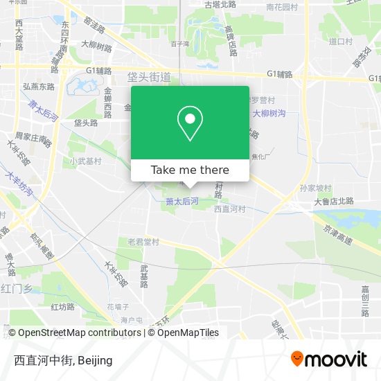 西直河中街 map