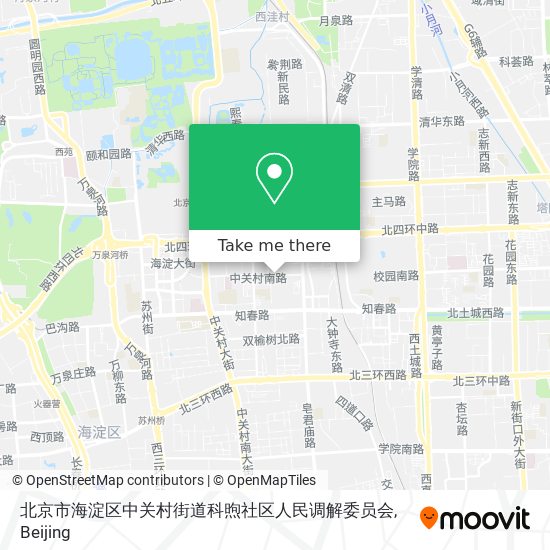 北京市海淀区中关村街道科煦社区人民调解委员会 map