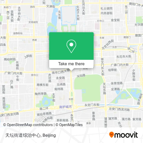 天坛街道综治中心 map