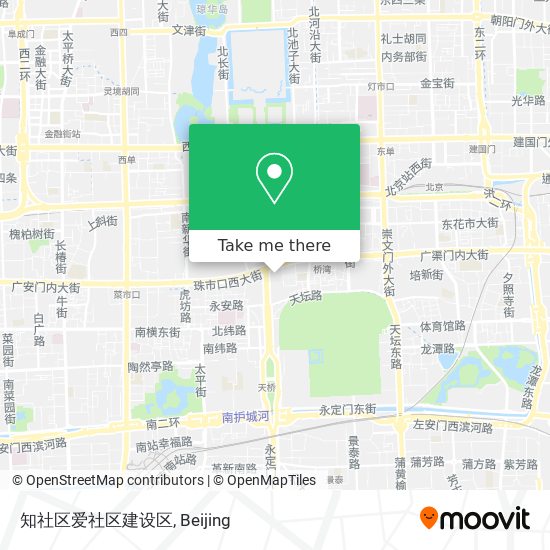 知社区爱社区建设区 map