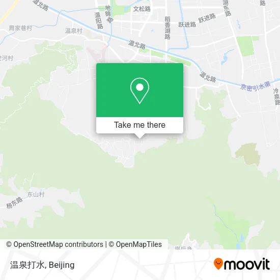 温泉打水 map