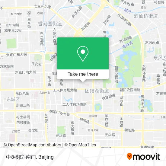 中8楼院-南门 map