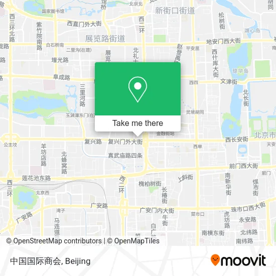 中国国际商会 map
