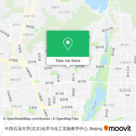中国石油大学(北京)化学与化工实验教学中心 map